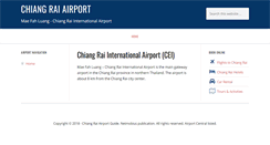 Desktop Screenshot of chiangraiairport.com