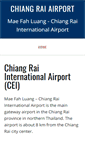 Mobile Screenshot of chiangraiairport.com